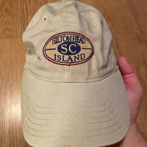 Hilton Head Island South Carolina Tan Hat StrapBack